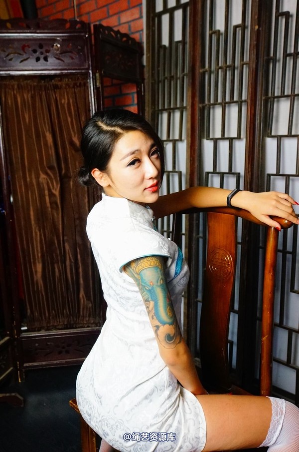 dk13美束馆 - 9.19-红袖白旗袍A-110P 第 83 张图片