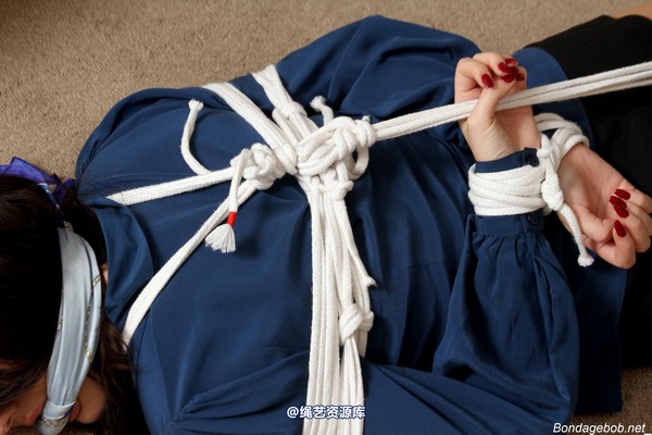 bondagebob - Briony M First Hogtie 第 101 张图片