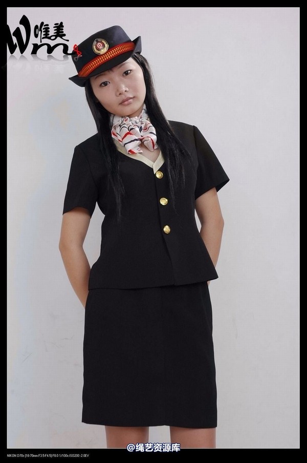 唯美之家 - 2009-6-15小双空姐服 第 1 张图片