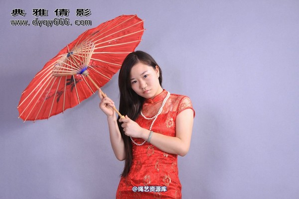 典雅倩影 - 056-书容旗袍捆绑 第 70 张图片
