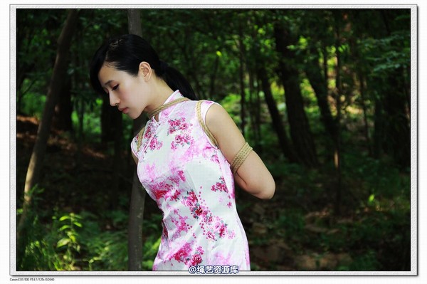 神艺缘 - 293-树林里的旗袍少女 第 14 张图片