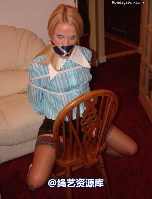 bondagebob - Jasmine Sinclair 70s chair tie 第 14 张图片