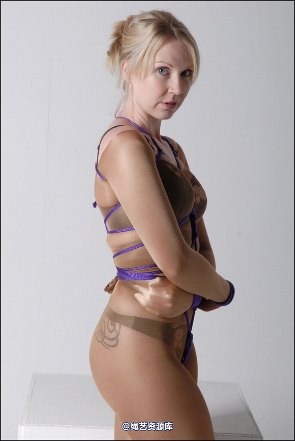 simplytied - Hosiery and rope again 第 9 张图片