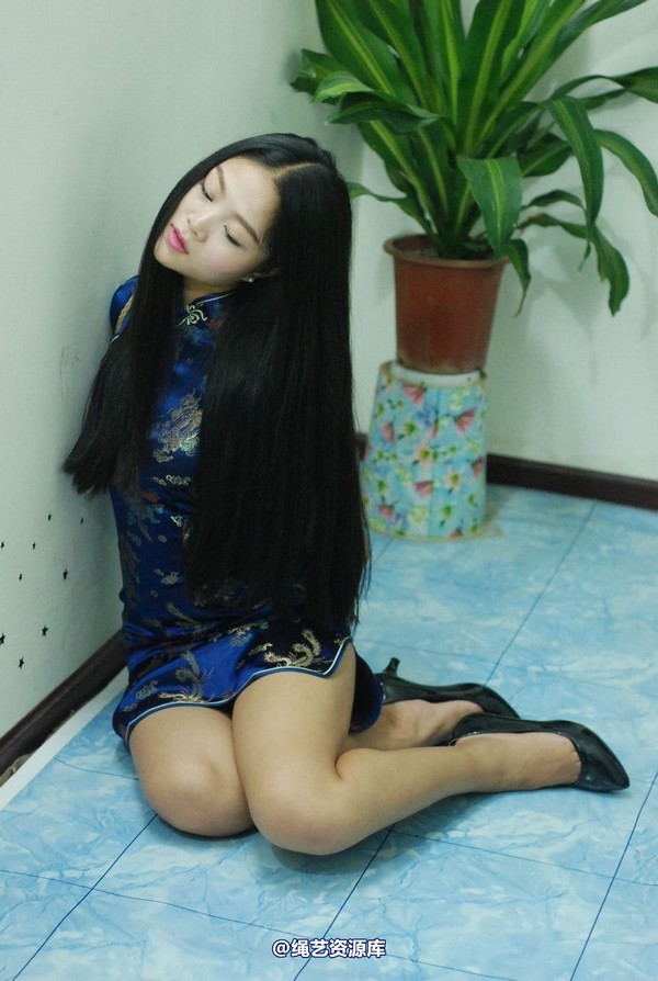 唯美之家 - 新模雅静蓝旗袍 第 19 张图片