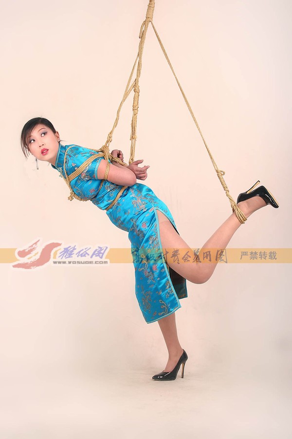 雅俗阁 - 20060405雅柔蓝色旗袍 第 67 张图片