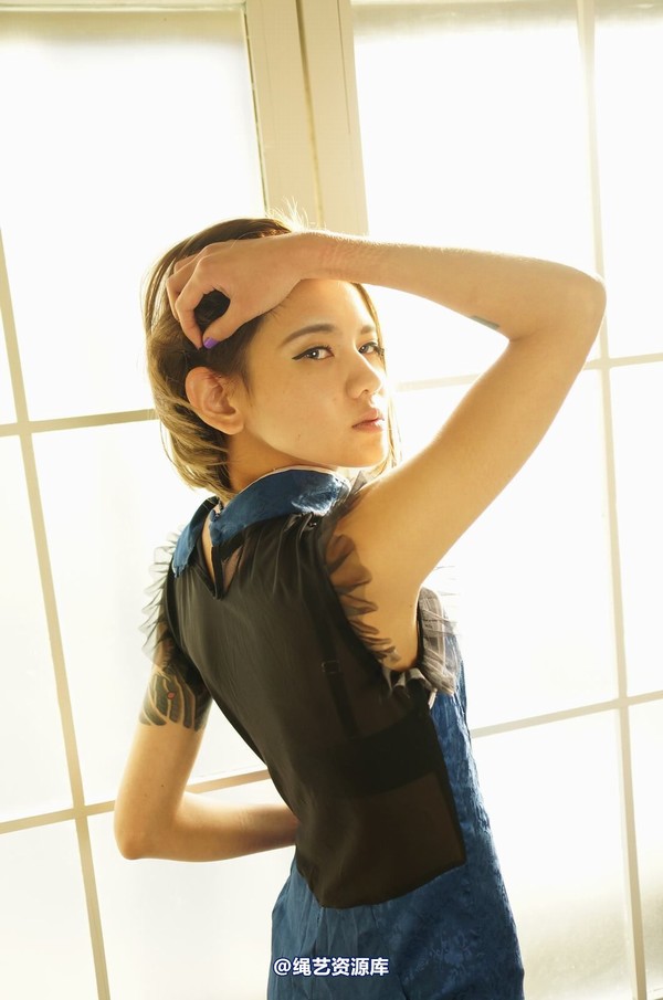 dk13美束馆 - 12.3-DJ蓝色中式旗袍装A-110P 第 45 张图片