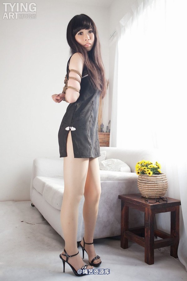 禁忌摄影 - No.097 Chinese Dress & Gag 1 - Yuko 第 23 张图片