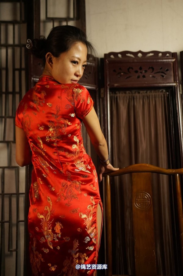 dk13美束馆 - 1.8-欢欢红旗袍b-120P 第 60 张图片