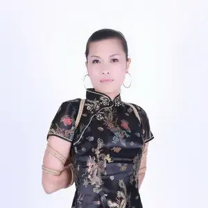 神艺缘 - 122-黑旗袍扮贵妇被绑 相册封面，共 43 张图片