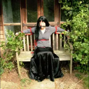 limitedaudience - 2007 nattsuko bitgagged and tied to bench 相册封面，共 27 张图片