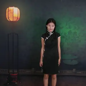 典雅倩影 - 262-小露黑旗袍 相册封面，共 79 张图片